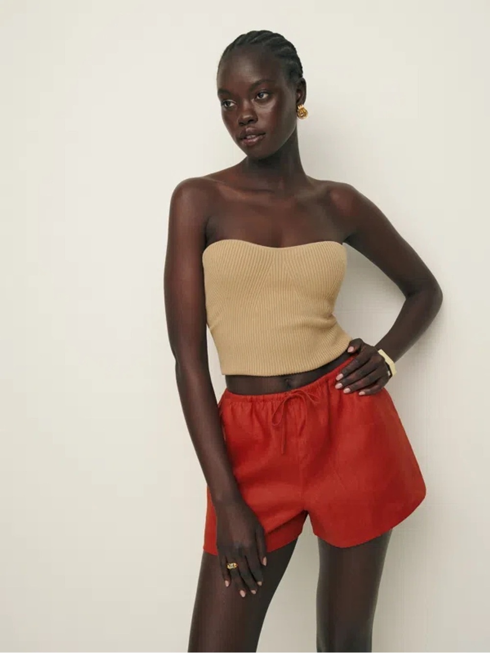 Reformation Linen Shorts